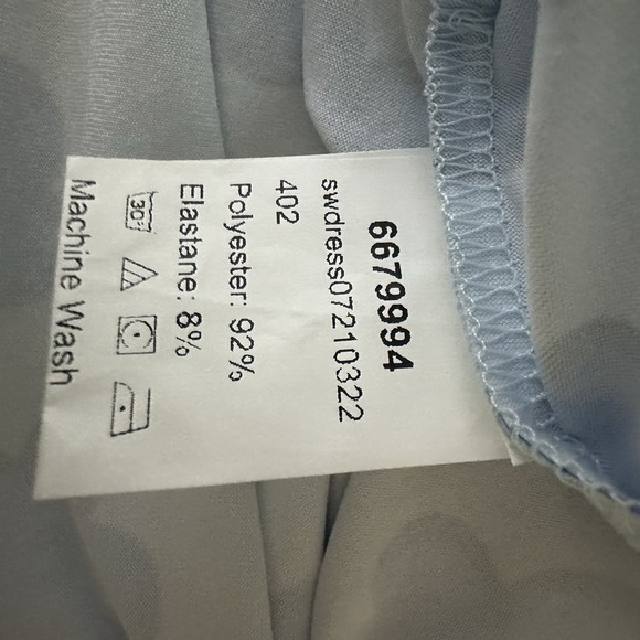 2/$15 SHEIN Blue Sunflower Halter Dress Mini XL/12 - Picture 7 of 7